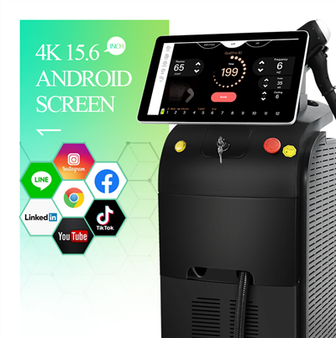 Meaisín bhaint gruaige léasair dé-óid Spota inchomhshóite