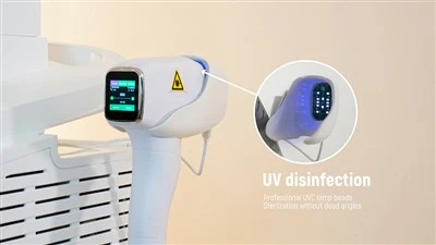 Meaisín Deireadh Gruaige Laser Diode Gairmiúil Le Córas Steiriliú UV